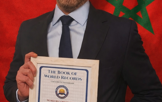 Dr Mohammed Rochd Charrat world record 1656 online certifications TBWR